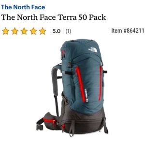 North Face Terra 50L Backpacking Unisex